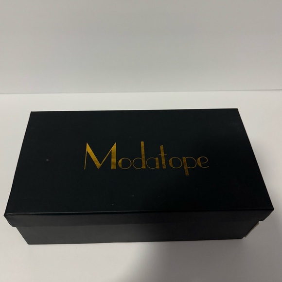 Modatope Gold heels for Women Sandals Square Open Toe Chunky High Heels Strappy - Picture 6 of 6